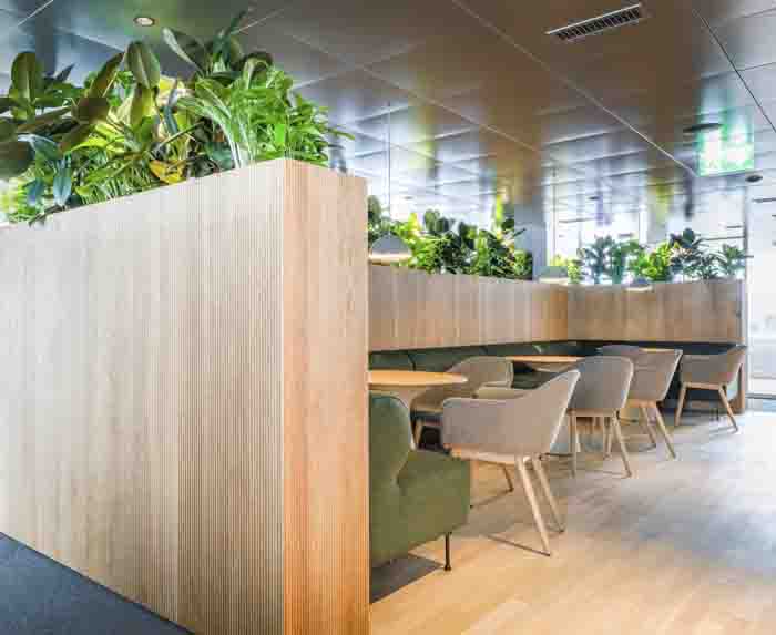 St. Galler Kantonalbank - Begrünte Kantine